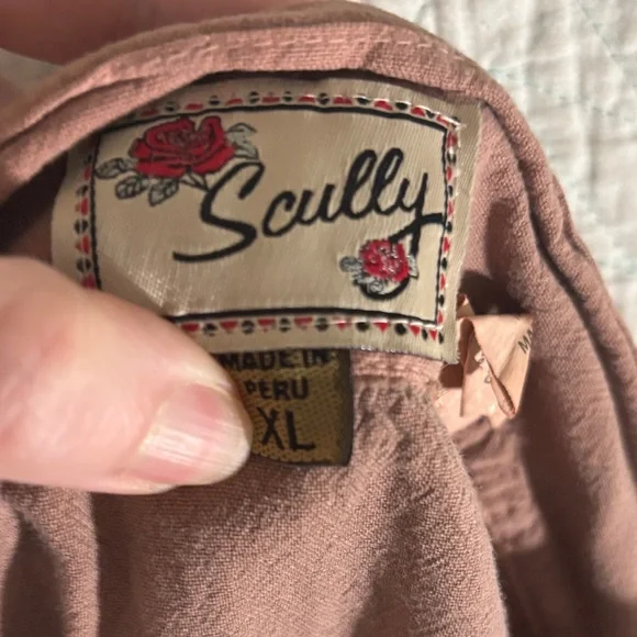 Scully Mauve Tiered Embroidered A-Line Skirt - Picture 2 of 9